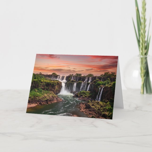 Vattenfall | Iguacu nationalpark Kort (Framsida)