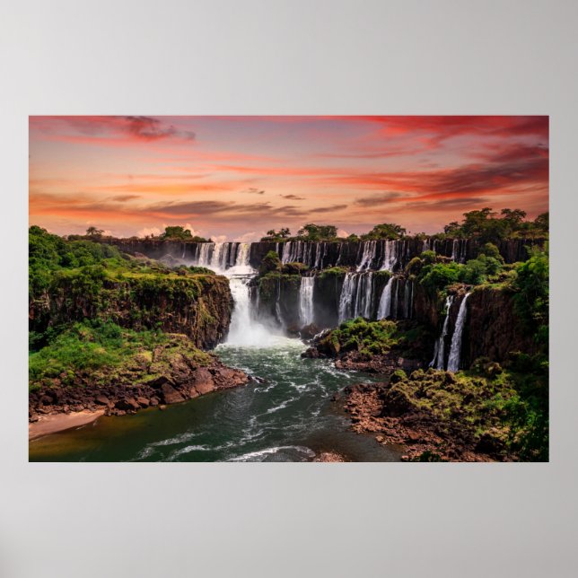 Vattenfall | Iguacu nationalpark Poster (Framsidan)