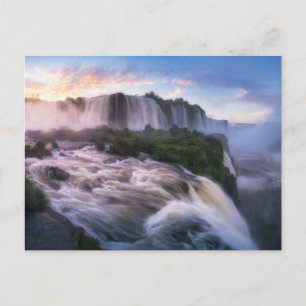 Vattenfall Iguazu Waterfall, Brasilien Vykort