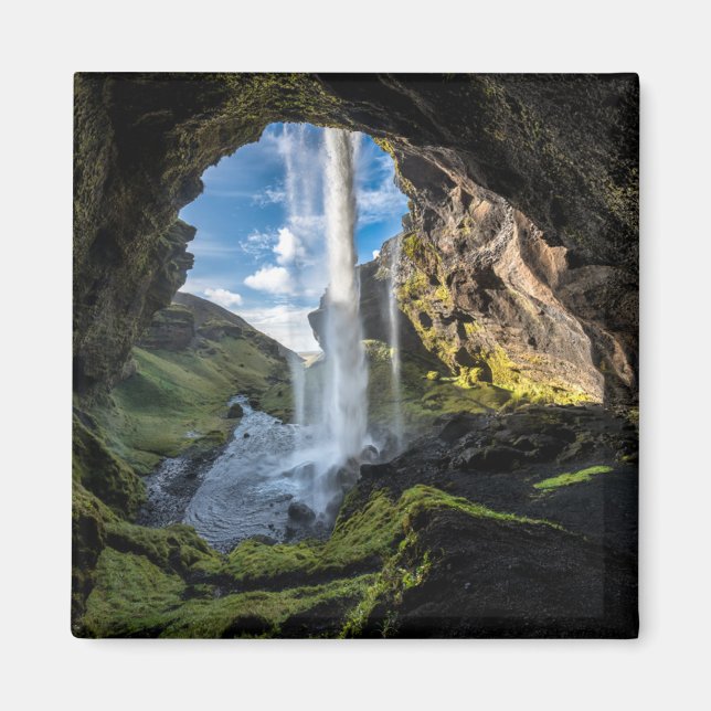 Vattenfall | Islands vattenfall Magnet (Framsidan)