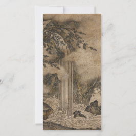 Vattenfall (japansk landskapskonst) (Kano Motonobu Kort