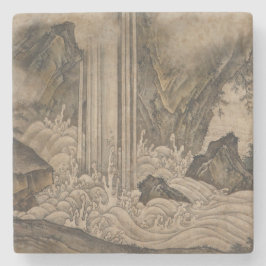 Vattenfall (japansk landskapskonst) (Kano Motonobu Stenunderlägg