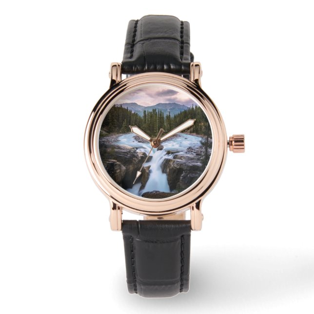 Vattenfall | Jasper National Park, Kanada Armbandsur (Framsida)