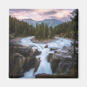Vattenfall Jasper National Park, Kanada Magnet