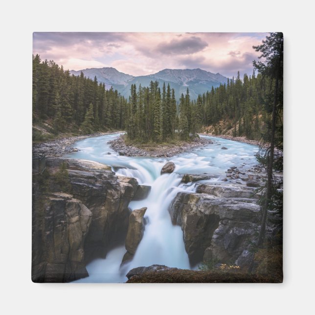 Vattenfall | Jasper National Park, Kanada Magnet (Framsidan)