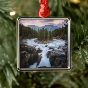 Vattenfall Jasper Nationalpark, Kanada Julgransprydnad Metall