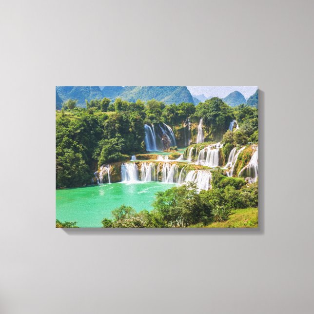 Vattenfall, kanvastryck (Framsida)