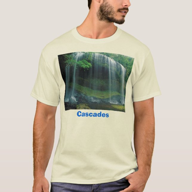 Vattenfall kaskader tee shirt (Framsida)