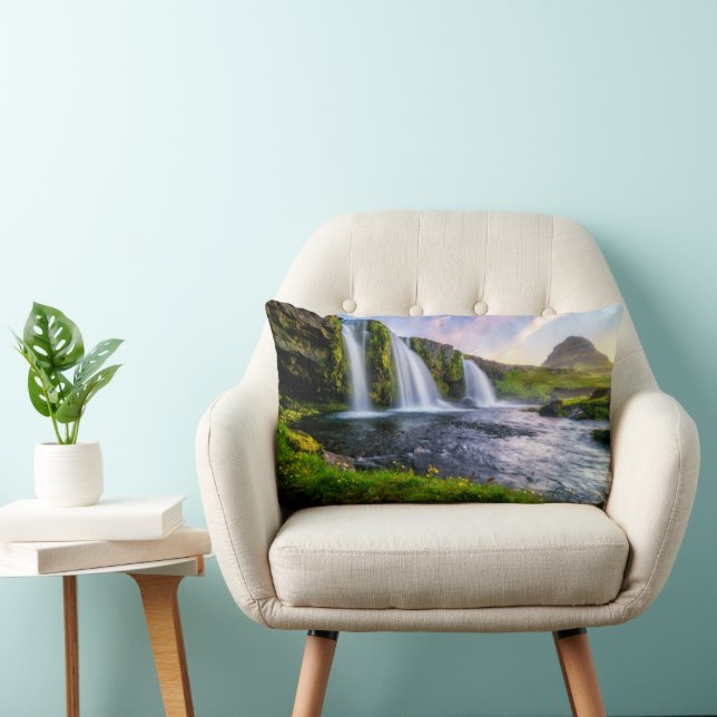 Vattenfall | Kirkjufosfoss, Island Lumbarkudde (Stol)