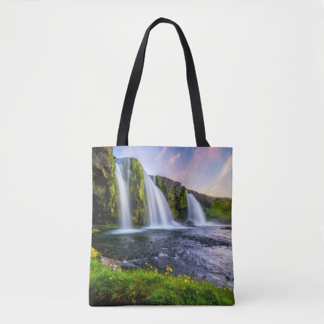 Vattenfall | Kirkjufosfoss, Island Tygkasse (Framsida)