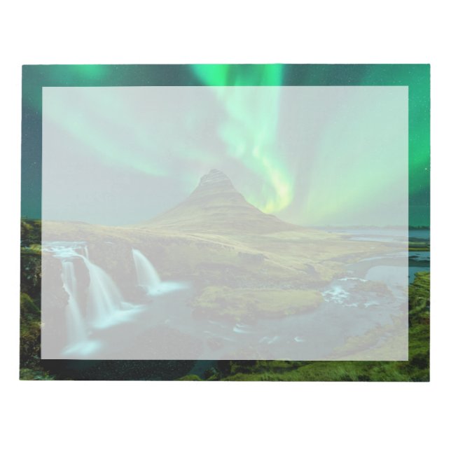 Vattenfall | Kirkjufosfoss Waterfall, Island Anteckningsblock (Framsida)