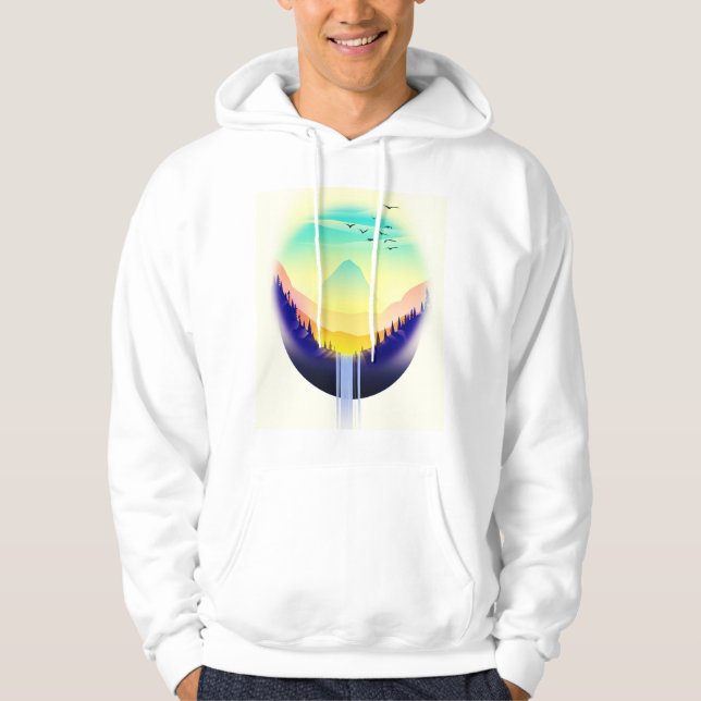 Vattenfall Landskap Hoodie (Framsida)