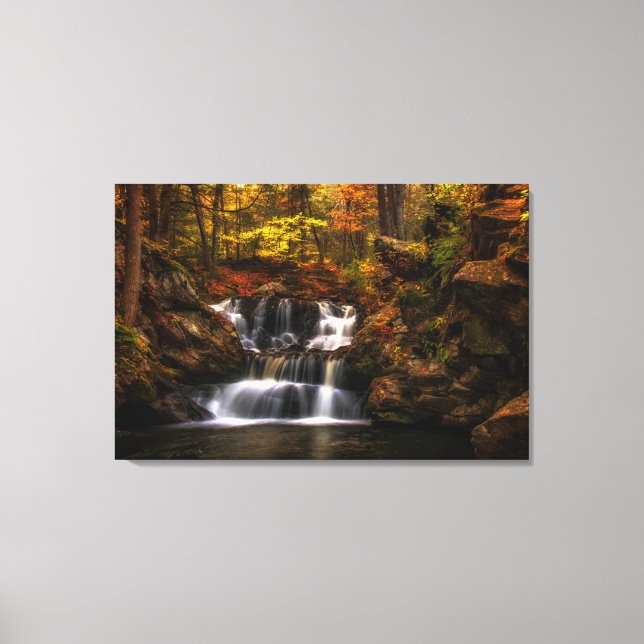 Vattenfall | New England Connecticut Canvastryck (Framsida)