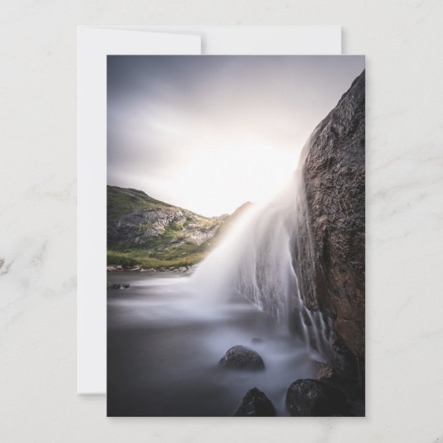 Vattenfall Norge liggande foto Julkort (Framsida)