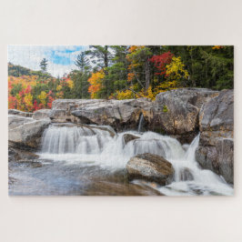 Vattenfall på hösten pussel