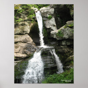 Vattenfall på Kent nedgångar, Connecticut - tryc Poster