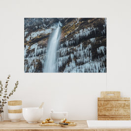 Vattenfall Peričnik i Mojstrana, Slovenien Poster