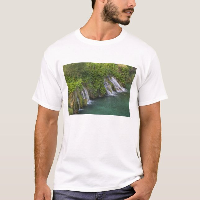 Vattenfall, Plitvicesjöns nationalpark och T-shirt (Framsida)