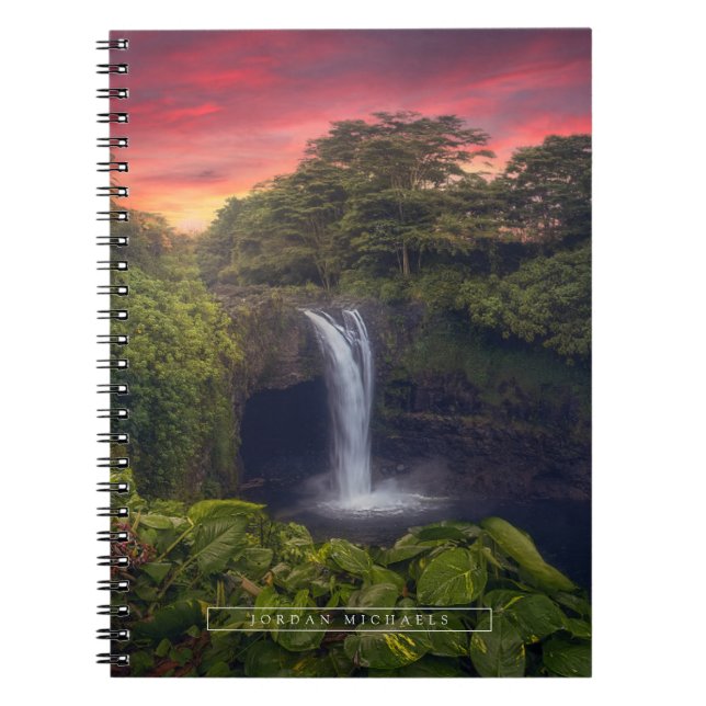 Vattenfall | Rainbow Falls, Hilo, Hawaii Anteckningsbok (Framsidan)