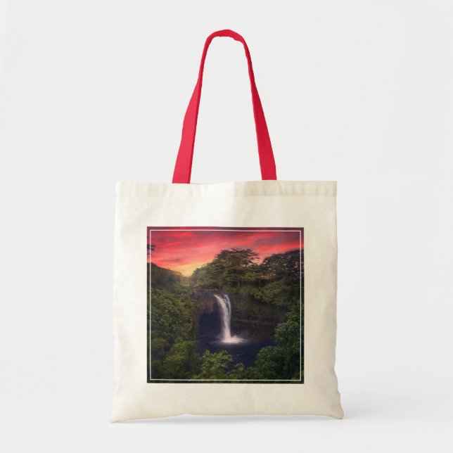 Vattenfall | Rainbow Falls, Hilo, Hawaii Tygkasse (Framsidan)