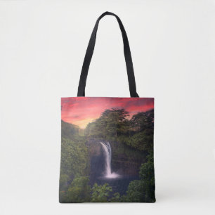 Vattenfall Rainbow Falls, Hilo, Hawaii Tygkasse