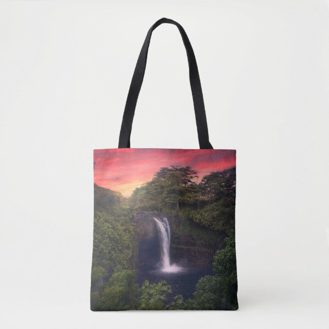 Vattenfall | Rainbow Falls, Hilo, Hawaii Tygkasse (Framsida)