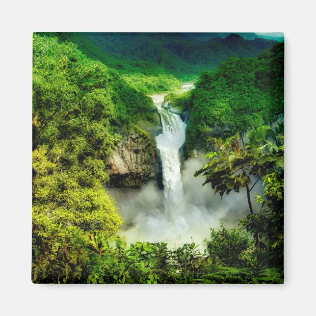 Vattenfall | San Rafael Falls, Ecuador Magnet (Framsidan)