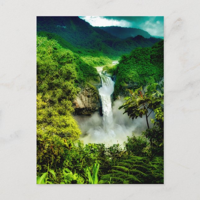 Vattenfall | San Rafael Falls, Ecuador Vykort (Framsida)