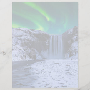Vattenfall Skógafoss Waterfall