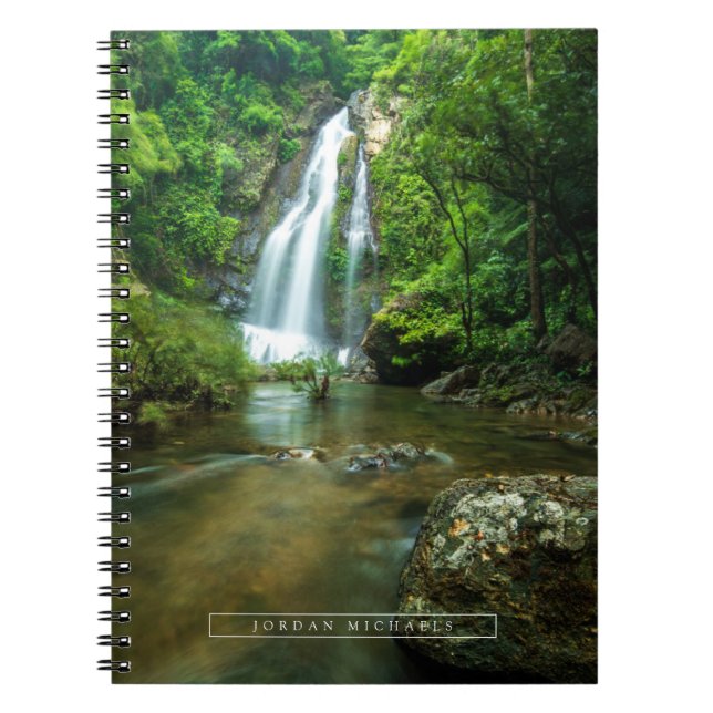 Vattenfall | Tamnung Waterfall, Phuket Thailand Anteckningsbok (Framsidan)