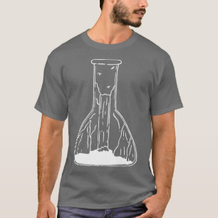 Vattenfall Test Tube Science Lineart Premium T Shirt