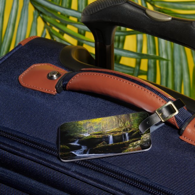 Vattenfall | Underbar Rökig Mountain National Park Bagagebricka (Framsida Insitu 3)