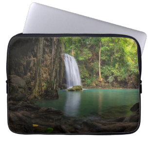Vattenfall Vår Rainforest Waterfall Thailand Laptop Fodral