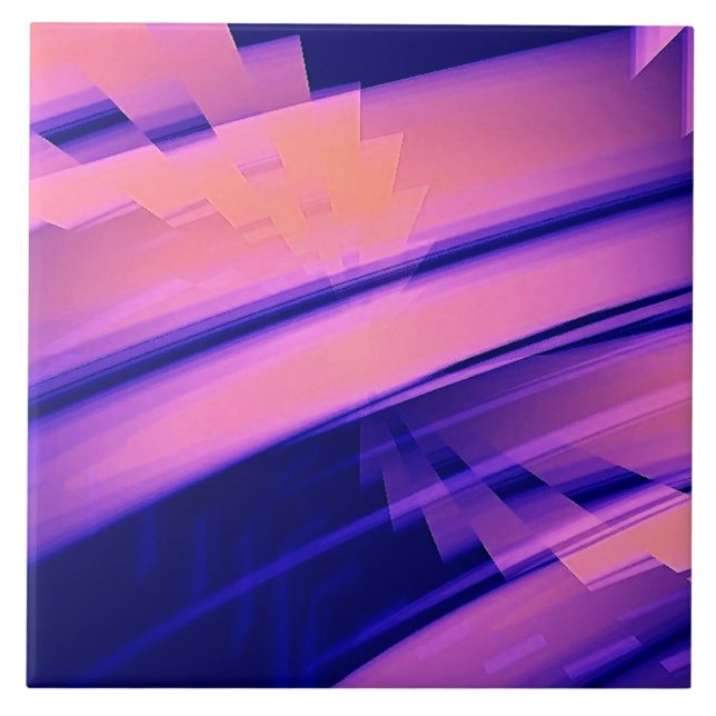 VATTENFALL VATTEN ABSTRAKT KAKELPLATTA (Framsidan)