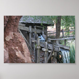 Vattenfall vid Big Thunder Mountain Railroad Poster