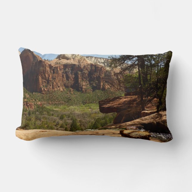 Vattenfall vid Emerald Pools i Zion National Park Lumbarkudde (Framsida)