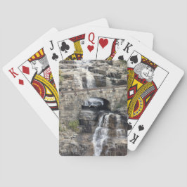 Vattenfall vid Glacier National Park Casinokort