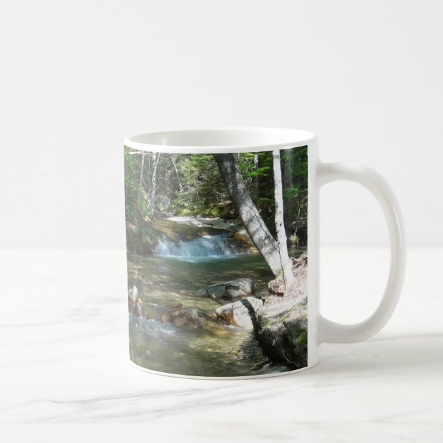 Vattenfall vid Pemigewasset River III Kaffemugg (Höger)
