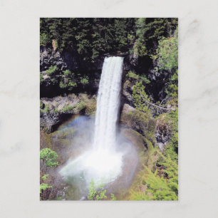 Vattenfall vid Whistler Postcard Vykort