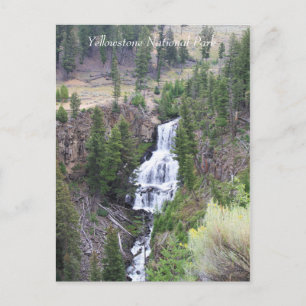 Vattenfall, Yellowstone National Park, vykort