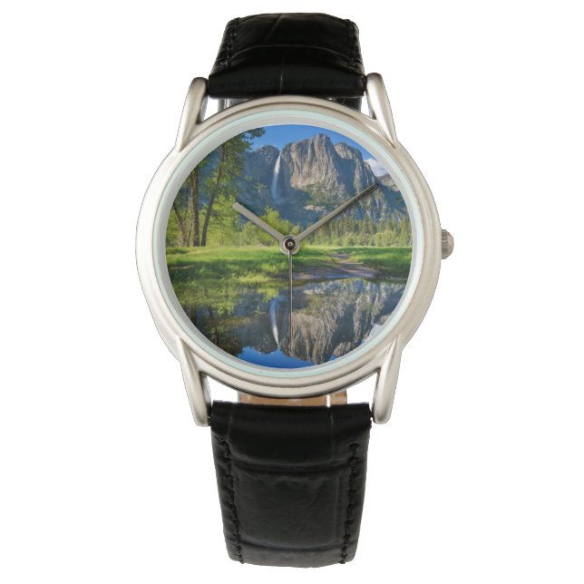 Vattenfall | Yosemite Falls, Kalifornien Armbandsur (Framsida)