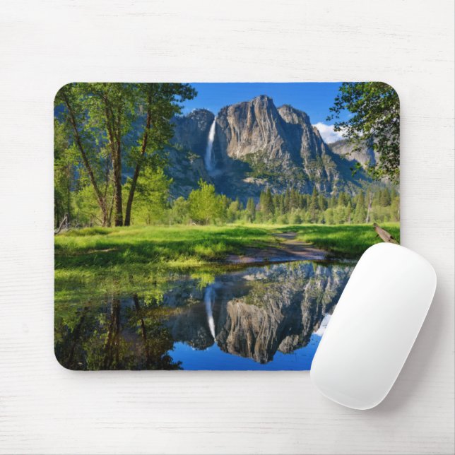 Vattenfall | Yosemite Falls, Kalifornien Musmatta (Med mus)