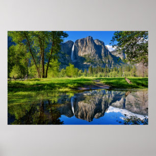 Vattenfall   Yosemite Falls, Kalifornien Poster