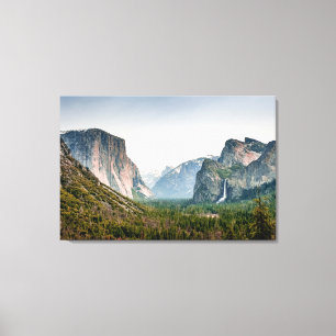 Vattenfall Yosemite Valley nationalpark Canvastryck