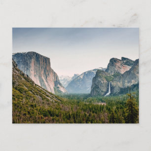 Vattenfall Yosemite Valley nationalpark Vykort