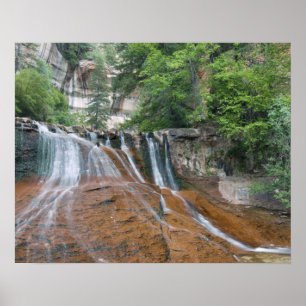 Vattenfall, Zion National Park, Utah, USA Poster