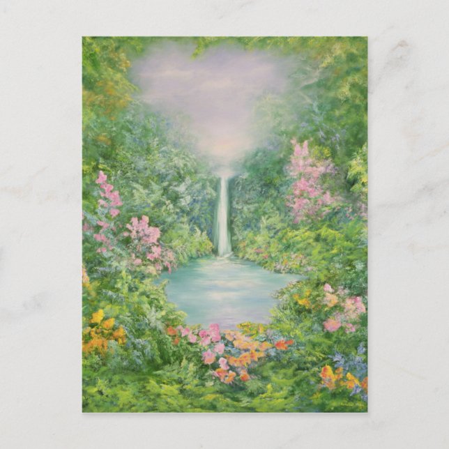 Vattenfallet 1997 vykort (Framsida)