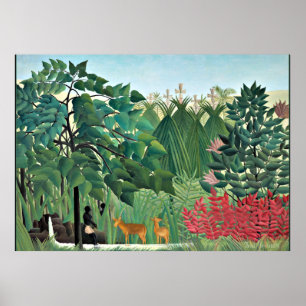 Vattenfallet av Henri Rousseau Poster