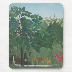 Vattenfallet av Henri Rousseau, Vintage Fine Art Musmatta