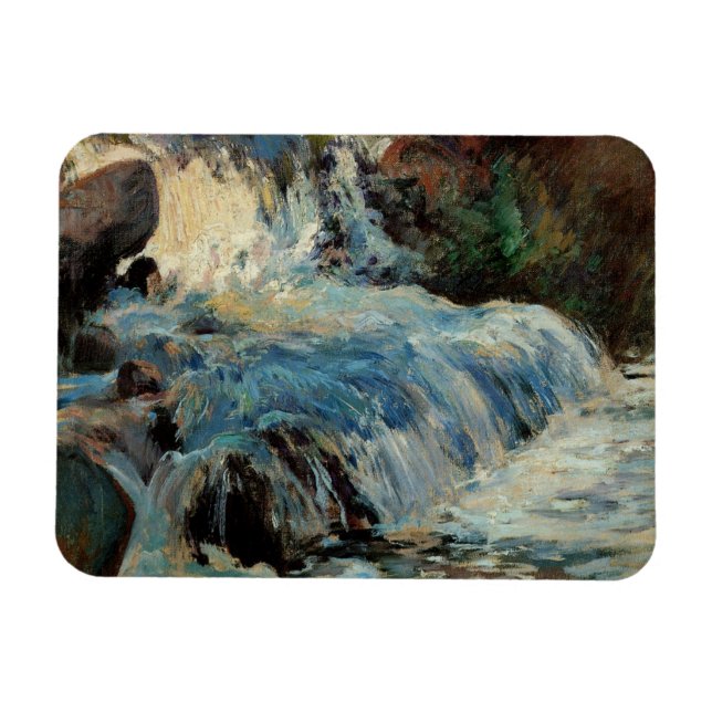 Vattenfallet av John Henry Twachtman Magnet (Horisontell)